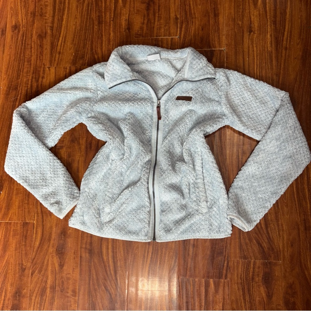 Columbia Women's Light Gray Teddy Jacket